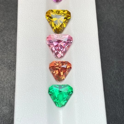 quality Al2O3 personalizado Ruby And Sapphire Gems Lab criou a princesa Cut For Rings factory