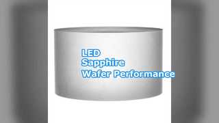 6 Inch Sapphire Wafer High Temp LED Substrate